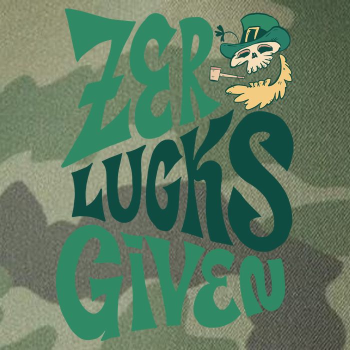 Zero Lucks Given St Patrick's Day Legacy Tie Dye Trucker Hat