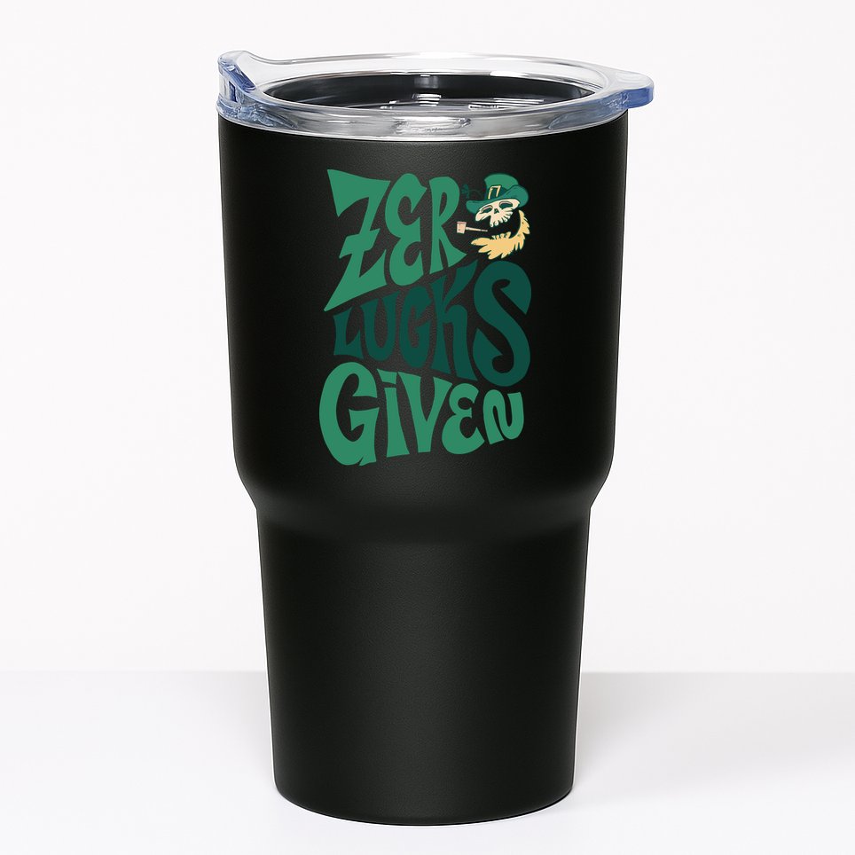 Zero Lucks Given St Patrick's Day Tumbler