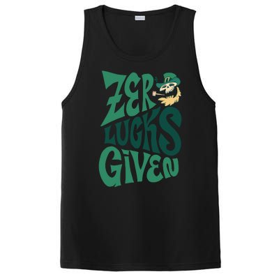 Zero Lucks Given St Patrick's Day PosiCharge Competitor Tank