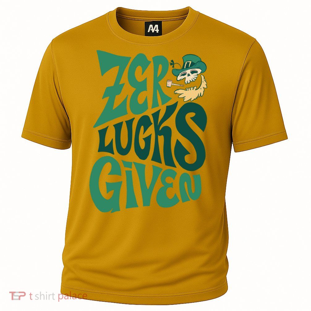 Zero Lucks Given St Patrick's Day Cooling Performance Crew T-Shirt