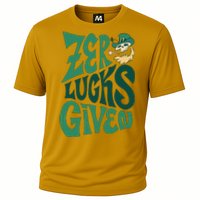 Zero Lucks Given St Patrick's Day Cooling Performance Crew T-Shirt