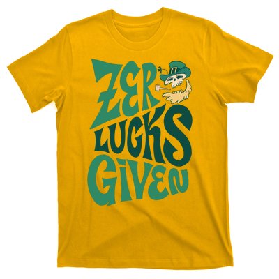 Zero Lucks Given St Patrick's Day T-Shirt