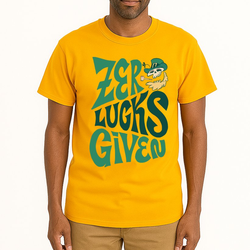 Zero Lucks Given St Patrick's Day Tall T-Shirt