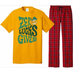 Zero Lucks Given St Patrick's Day Pajama Set