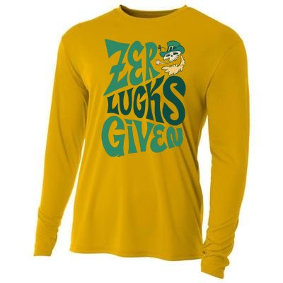 Zero Lucks Given St Patrick's Day Cooling Performance Long Sleeve Crew