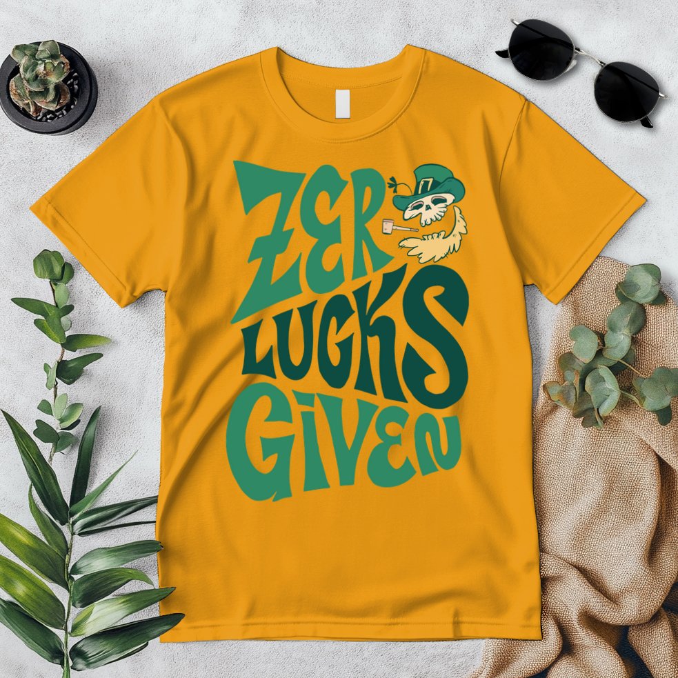 Zero Lucks Given St Patrick's Day Premium T-Shirt