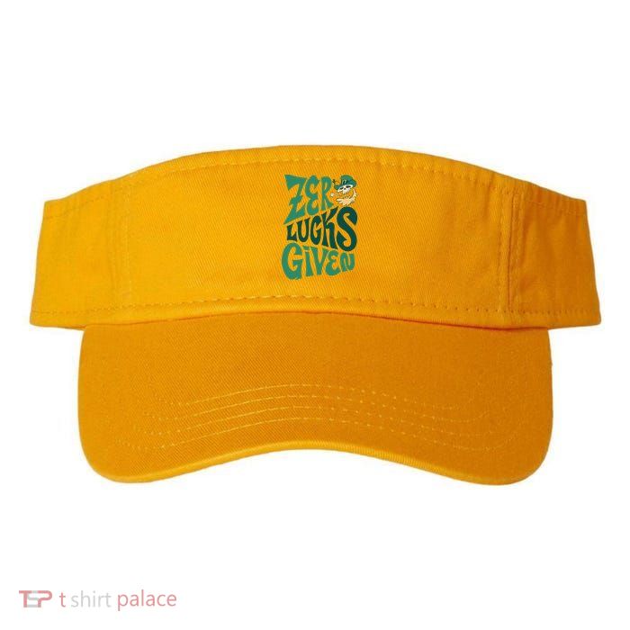 Zero Lucks Given St Patrick's Day Visor