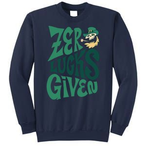 Zero Lucks Given St Patrick's Day Sweatshirt