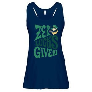 Zero Lucks Given St Patrick's Day Ladies Essential Flowy Tank