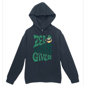 Zero Lucks Given St Patrick's Day Urban Pullover Hoodie