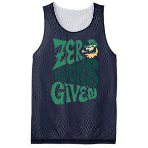 Zero Lucks Given St Patrick's Day Mesh Reversible Basketball Jersey Tank