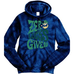 Zero Lucks Given St Patrick's Day Tie Dye Hoodie