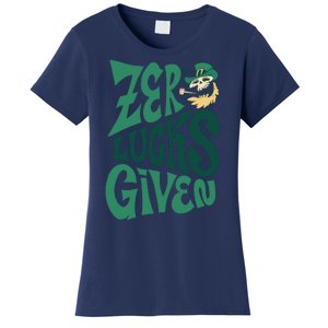 Zero Lucks Given St Patrick's Day Women's T-Shirt