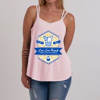 Z.E.L.D.A Lon Lon Ranch Finest Milk In Hyrule Women's Strappy Tank