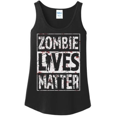 Zombie Lives Matter Ladies Essential Tank