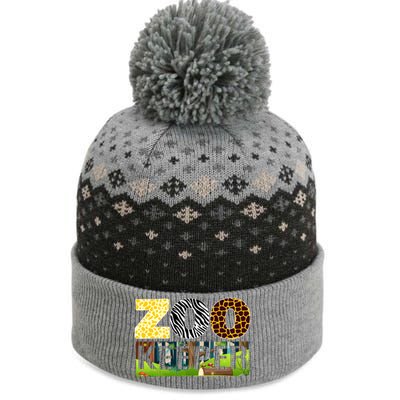 Zoo Life Of Zookeeper Accessories The Baniff Cuffed Pom Beanie