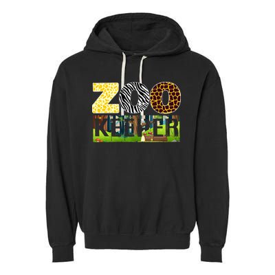 Zoo Life Of Zookeeper Accessories Garment-Dyed Fleece Hoodie