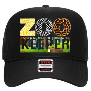 Zoo Life Of Zookeeper Accessories High Crown Mesh Back Trucker Hat