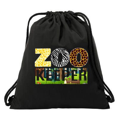 Zoo Life Of Zookeeper Accessories Drawstring Bag