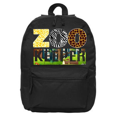 Zoo Life Of Zookeeper Accessories 16 in Basic Backpack