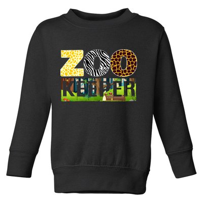 Zoo Life Of Zookeeper Accessories Toddler Sweatshirt