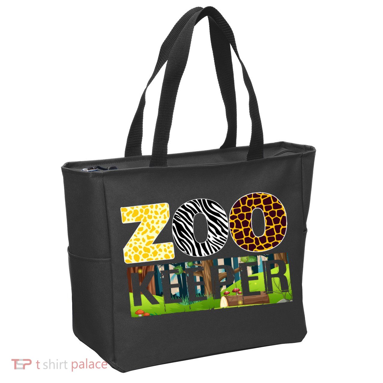 Zoo Life Of Zookeeper Accessories Zip Tote Bag