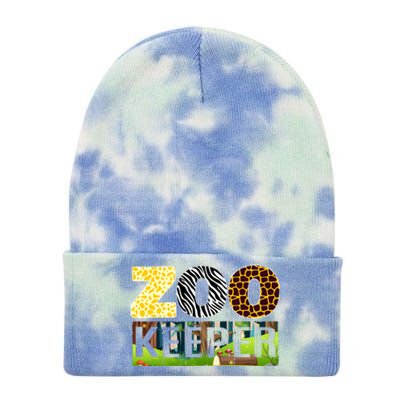 Zoo Life Of Zookeeper Accessories Tie Dye 12in Knit Beanie