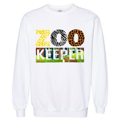 Zoo Life Of Zookeeper Accessories Garment-Dyed Sweatshirt