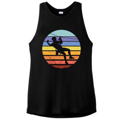 Zip Line Retro Ladies PosiCharge Tri-Blend Wicking Tank