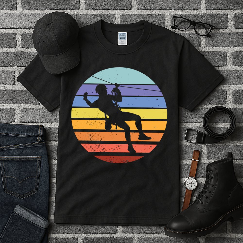 Zip Line Retro Tall T-Shirt