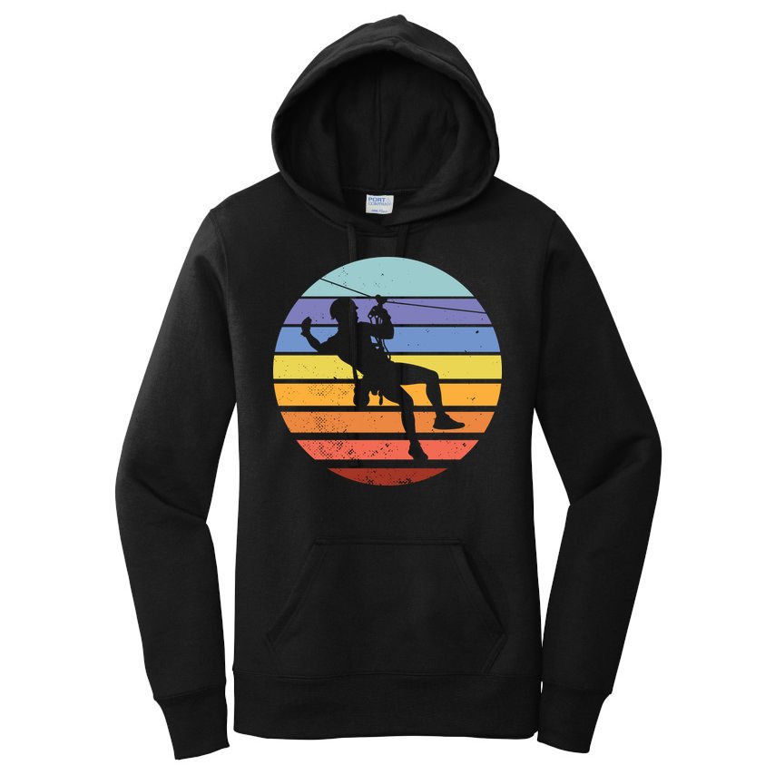 Zip Line Retro Women's Pullover Hoodie