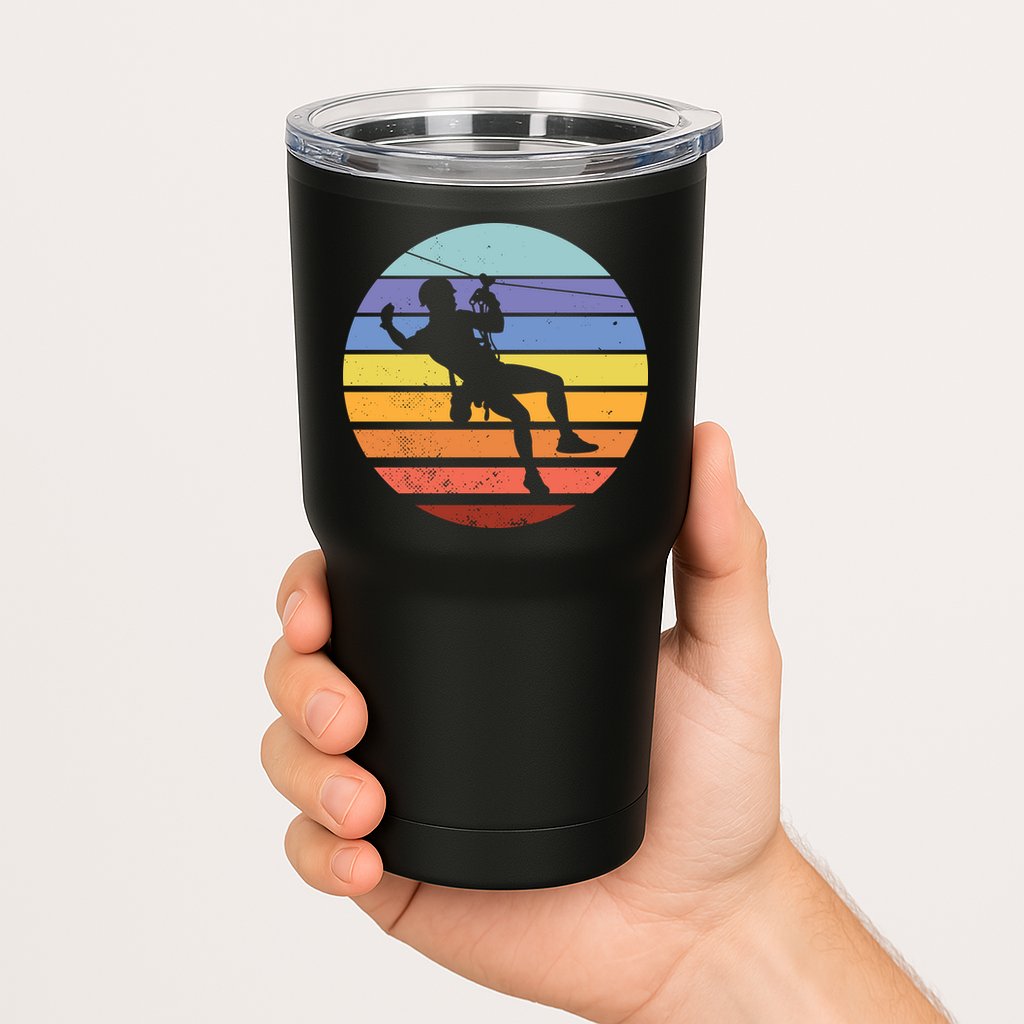 Zip Line Retro Tumbler