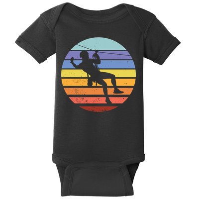 Zip Line Retro Baby Bodysuit