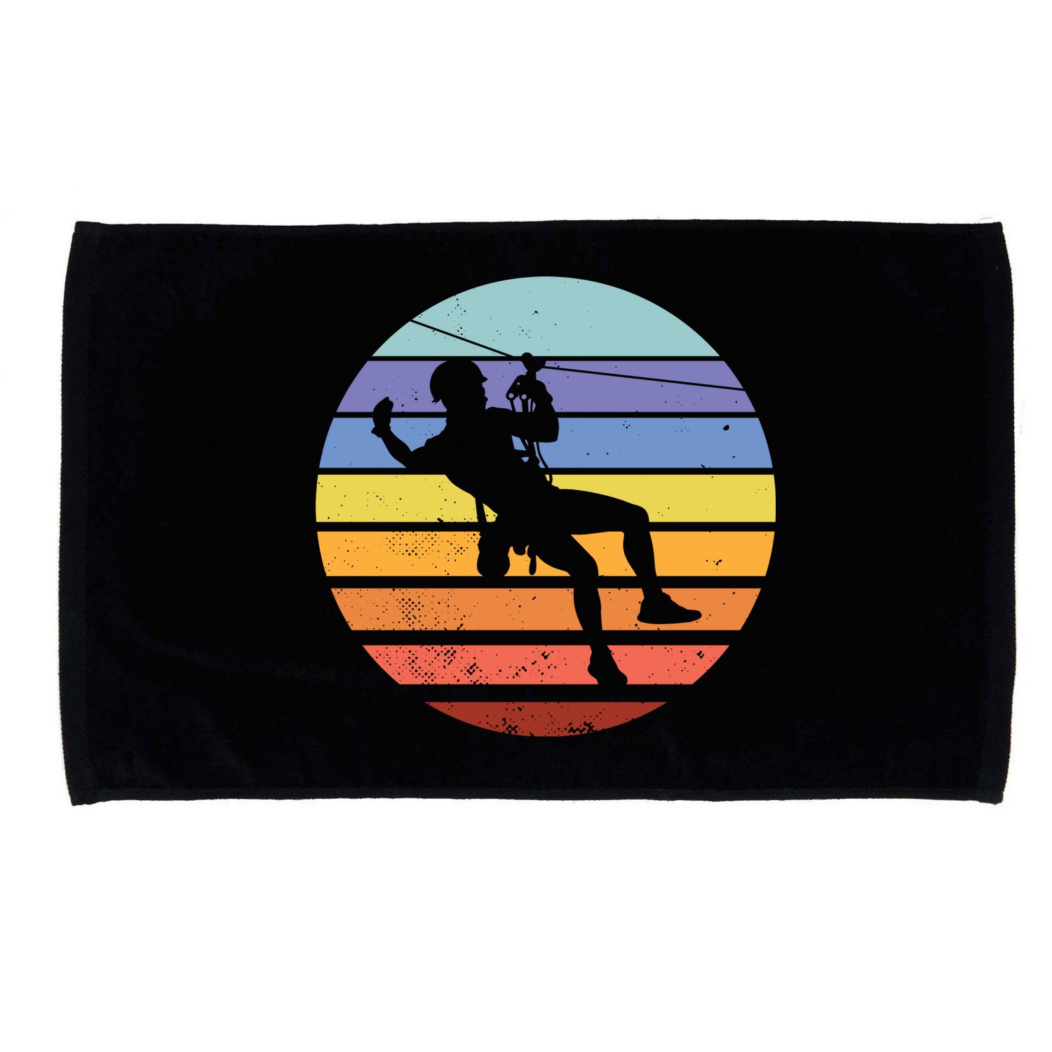 Zip Line Retro Microfiber Hand Towel