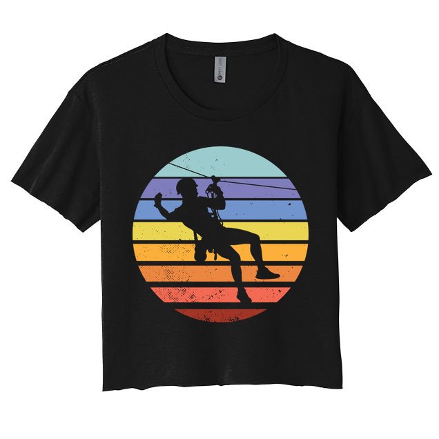 Zip Line Retro Crop Top