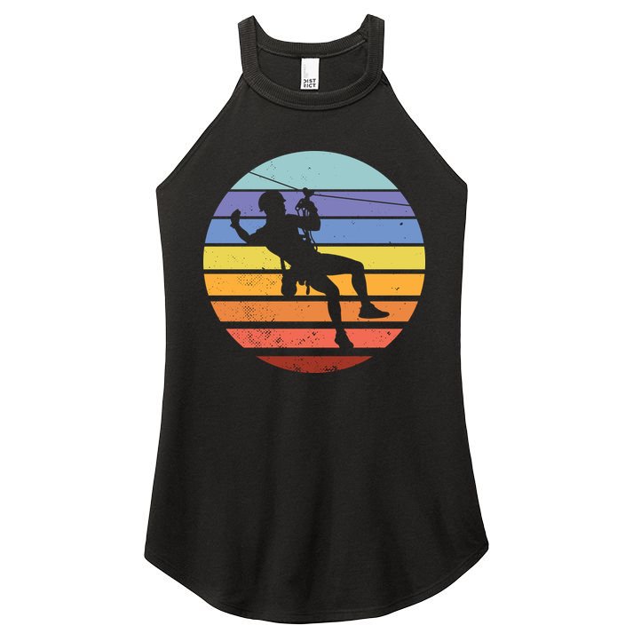 Zip Line Retro Women's Perfect Tri Rocker Tank
