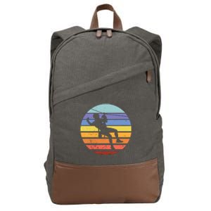 Zip Line Retro Cotton Canvas Backpack