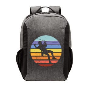 Zip Line Retro Vector Backpack