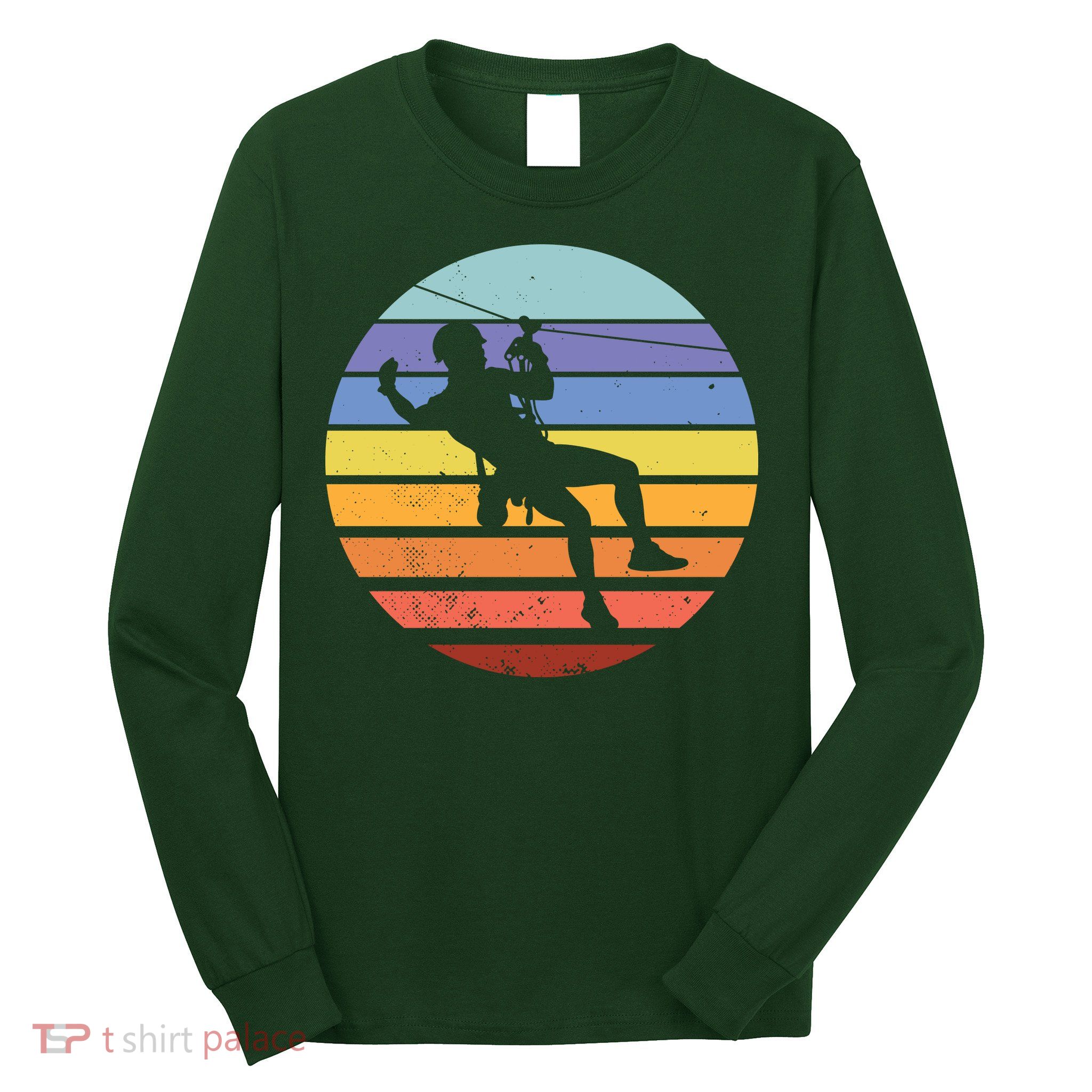 Zip Line Retro Long Sleeve Shirt