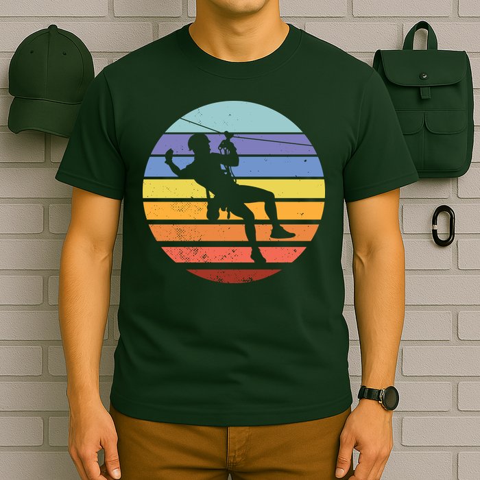 Zip Line Retro T-Shirt