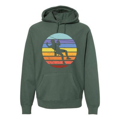 Zip Line Retro Premium Hoodie