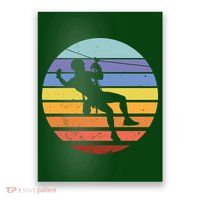 Zip Line Retro Poster