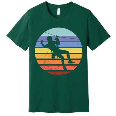 Zip Line Retro Premium T-Shirt