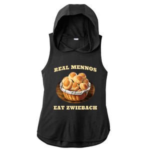 Zwiebach Mennonite Bun Roll Bread Baking Zwieback Ladies PosiCharge Tri-Blend Wicking Draft Hoodie Tank