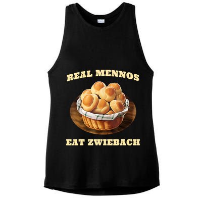 Zwiebach Mennonite Bun Roll Bread Baking Zwieback Ladies PosiCharge Tri-Blend Wicking Tank