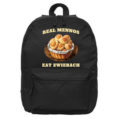 Zwiebach Mennonite Bun Roll Bread Baking Zwieback 16 in Basic Backpack