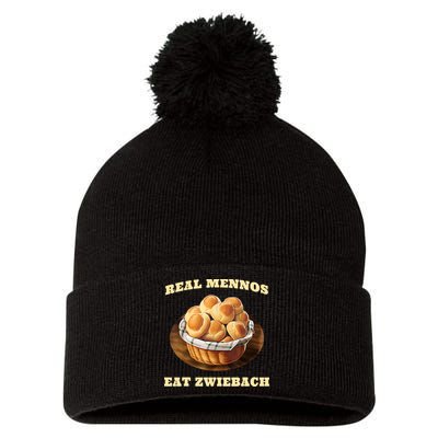 Zwiebach Mennonite Bun Roll Bread Baking Zwieback Pom Pom 12in Knit Beanie