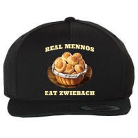 Zwiebach Mennonite Bun Roll Bread Baking Zwieback Wool Snapback Cap