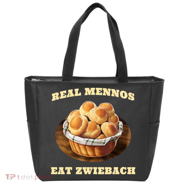 Zwiebach Mennonite Bun Roll Bread Baking Zwieback Zip Tote Bag