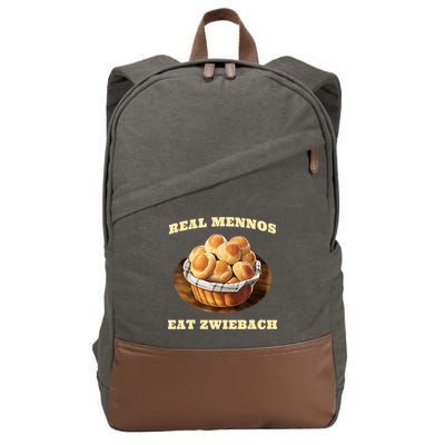 Zwiebach Mennonite Bun Roll Bread Baking Zwieback Cotton Canvas Backpack